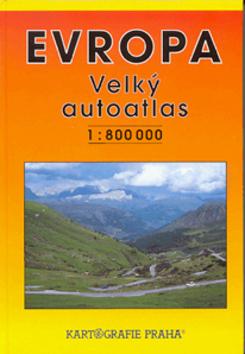 Kniha: Evropa velký autoatlasautor neuvedený