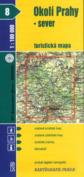 Kniha: Okolí Prahy - sever  1:100 000autor neuvedený