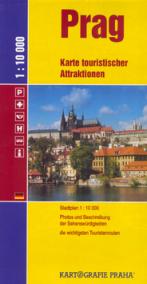 Prag Karte touristischer Attraktionen