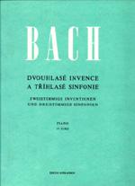 Kniha: Dvouhlasé invence a tříhlasé sinfonie - Johann Sebastian Bach