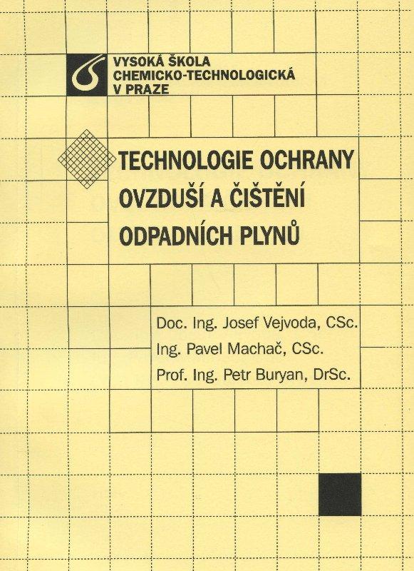 Kniha: Technologie ochrany ovzduší a čišténí odpadních plynů - Josef Vejvoda