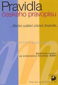 Pravidla českého pravopisu – Školní vydání včetně Dodatku