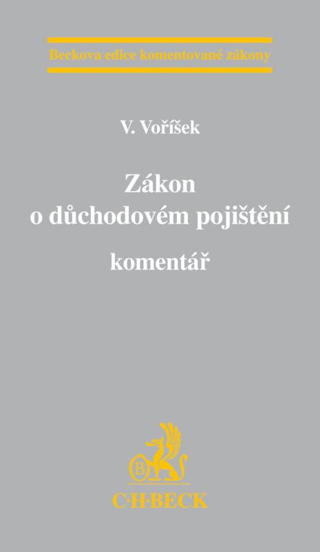 Kniha: Zákon o důchodovém pojištění - V. Voříšek