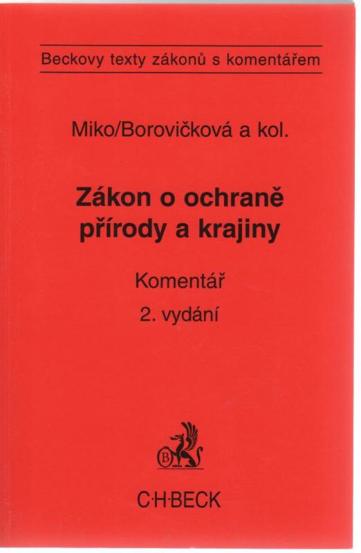 Kniha: Zákon o ochraně přírody a krajiny. - Ladislav Miko