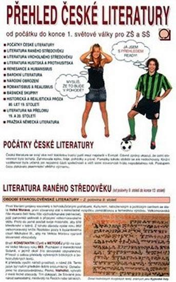 Kniha: Přehled české literatury - Od počátku do konce 1. světové války pro ZŠ a SŠ - Bradáčová Dagmar