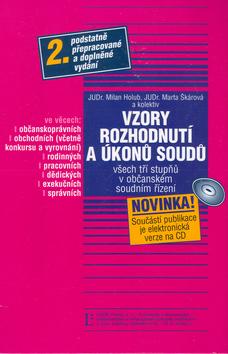 Kniha: Vzory rozhodnutí a úkonů soudu + CD - Milan Holub