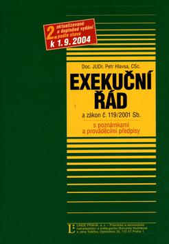 Kniha: Exekuční řád a zákon č.119/2001 Sb. - Petr Hlavsa