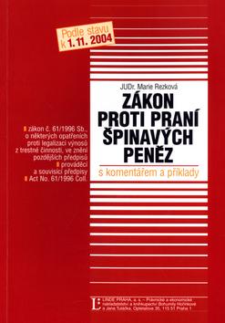 Kniha: Zákon proti praní špinavých peněz - Marie Rezková