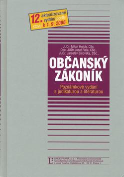 Kniha: Občanský zákoník - Milan Holub