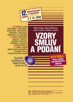 Kniha: Vzory smluv a podání + CD - Milan Holub