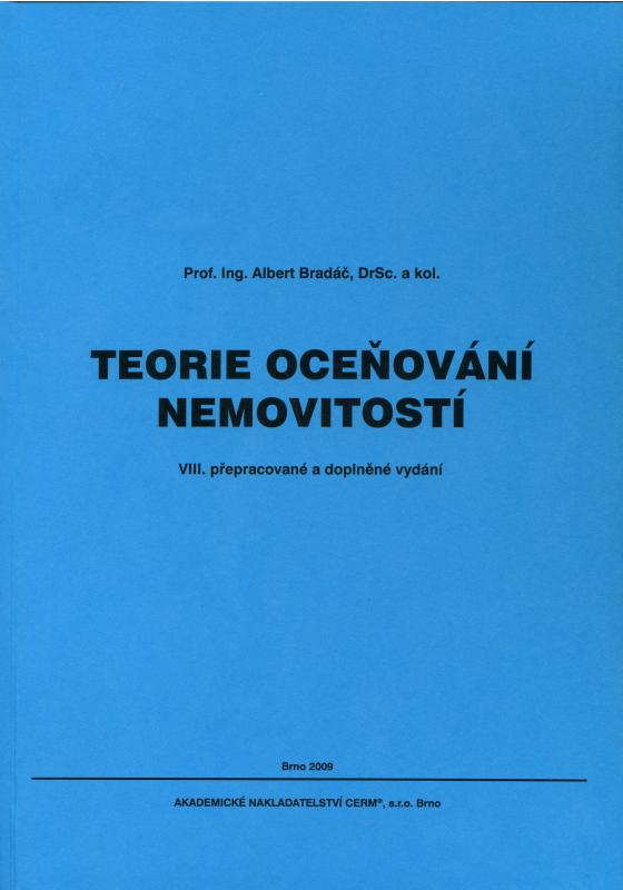 Kniha: Teorie oceňování nemovitostí - Albert Bradáč a kolektív