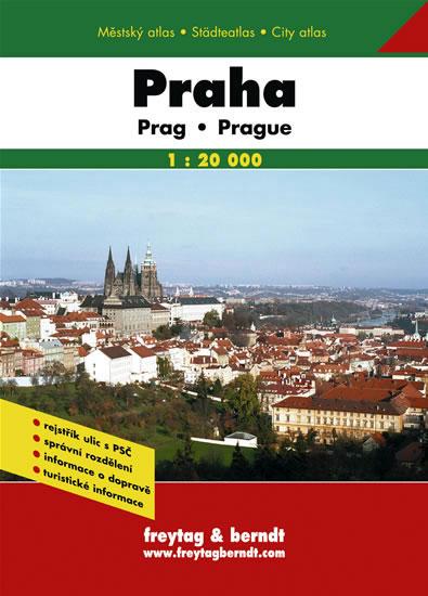 Kniha: Praha atlas/spirála 1:20 000autor neuvedený