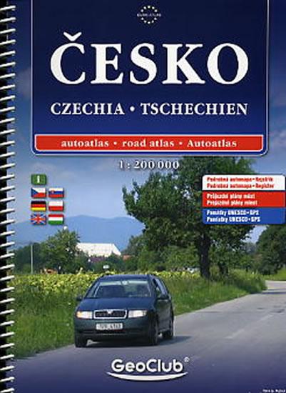 Kniha: Česko atlas A4 1:200T spirálakolektív autorov