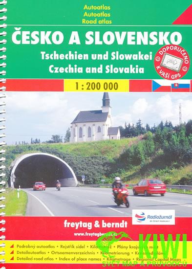 Kniha: Autoatlas Slovensko 1:200 t spirálaautor neuvedený