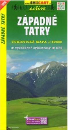 Kniha: Západné Tatry 1:50 000autor neuvedený