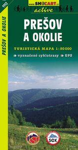 Kniha: Prešov a okolie 1:50 000autor neuvedený