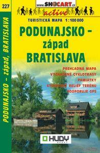 Kniha: Podunajsko-západ, Bratislava 1:100 000autor neuvedený