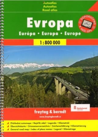 Kniha: Evropa 1:800 000autor neuvedený