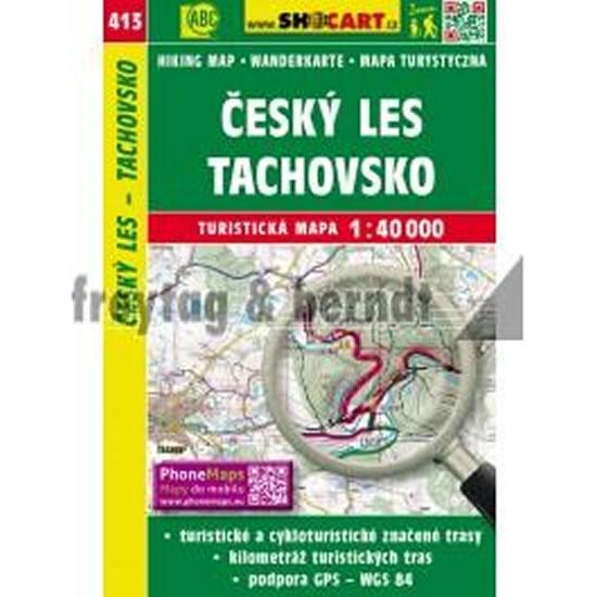 Kniha: Český les Tachovsko 1:40 000autor neuvedený