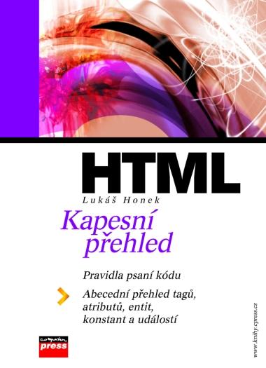 Kniha: HTML - Lukáš Honek