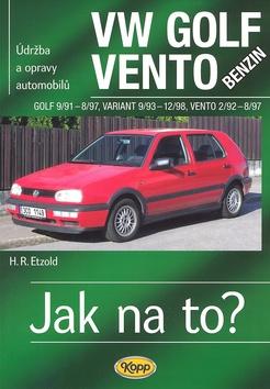 Kniha: VW Golf III/Vento benzin - 9/91 - 12/98 - Jak na to? - 19. - Etzold Hans-Rudiger Dr.