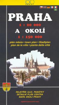 Kniha: Praha 1:20 000 a okolí 1:150 000autor neuvedený
