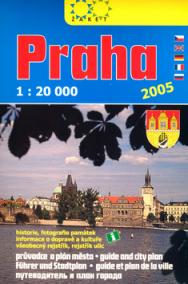 Praha knižní plán s průvodcem A5 M 1:20 000