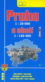 Praha a okolí 1:20 000 / 1:150 000