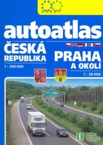 Autoatlas Česká republika 1:240 000 Praha 1:20 000