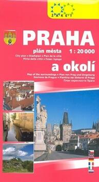 Kniha: Praha a okolí 1:20T/1:150Tautor neuvedený