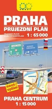 Kniha: Praha průjezdní plánautor neuvedený