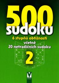 500 sudoku 2 - 6 stupňů obtížnosti