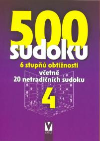 500 sudoku 4 - 6 stupňů obtížnosti včetně 20 netradičných