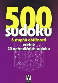 500 sudoku - (fialová) 6 stupňu obtížnosti včetne 20 netradičních sudoku