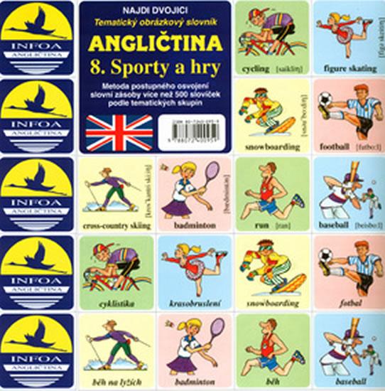 Kniha: Najdi dvojici - Angličtina -  8. Sporty a hry - kolektiv autorů