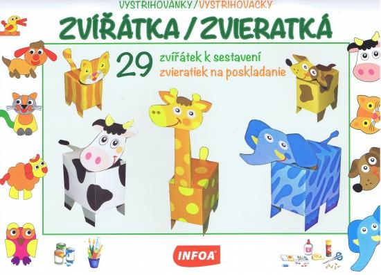 Kniha: Vystrihovačky - Zvířátka/Zvieratká (CZ+SK) - Mazza Irene