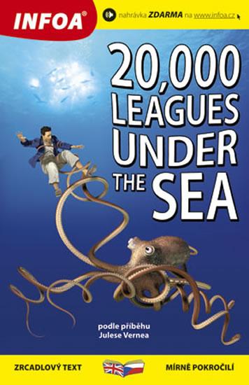 Kniha: 20 000 mil pod mořem/20,000 Leagues Under the Sea - Zrcadlová četba - Verne Jules