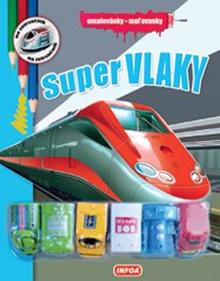 Kniha: Omalovánky / Maľovanky - Super vlaky + 6 hračiekautor neuvedený