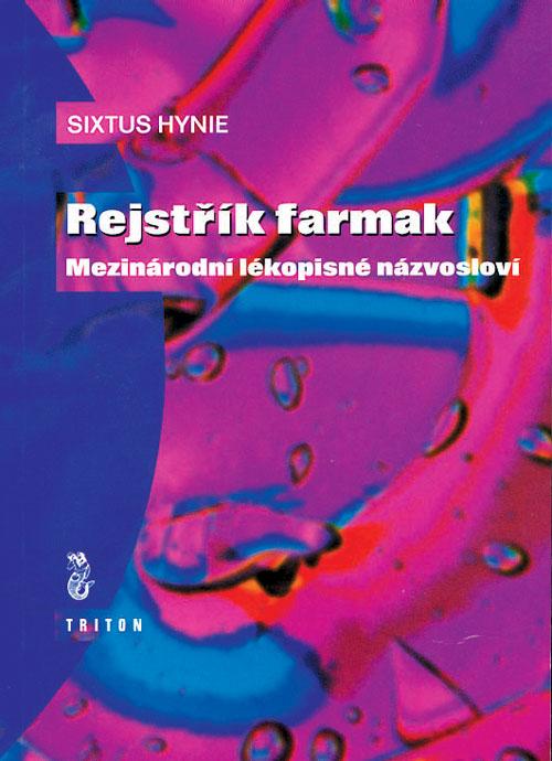 Kniha: Rejstřík farmak - Sixtus Hynie
