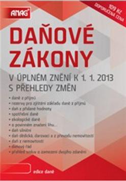 Kniha: Daňové zákony v úplném znění k 1. 1. 2013 s přehledy změnautor neuvedený