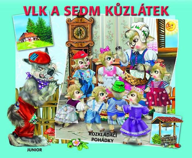 Kniha: Vlk a sedm kůzlátek - rozkládací pohádkyautor neuvedený