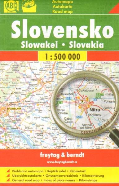 Kniha: Slovensko 1:500 000 (cestujeme bez brýlí)autor neuvedený