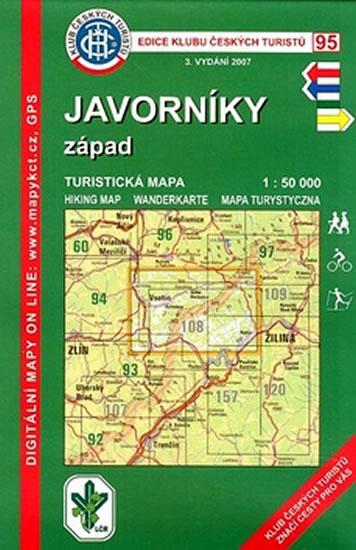 Kniha: Kčt 95 Javorníky-západautor neuvedený