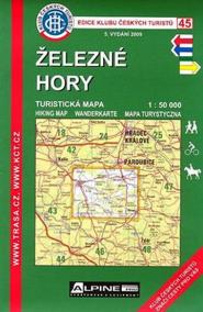 KČT 45 - Železné hory 1:50 000