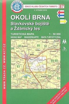 Kniha: KČT 87 Okolí Brna Slavkovské bojiště 3.vyd.autor neuvedený