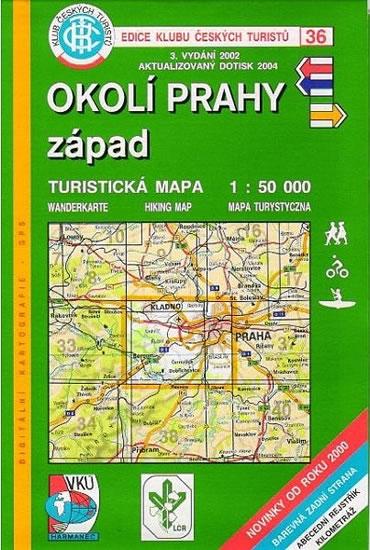 Kniha: KČT 36 - Okolí Prahy - západautor neuvedený