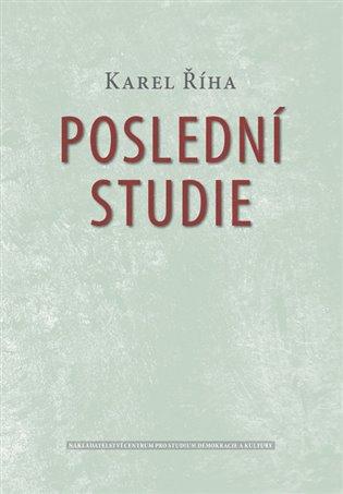 Kniha: Poslední studie - Říha, Karel