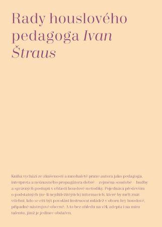 Kniha: Rady houslového pedagoga - Ivan Štraus