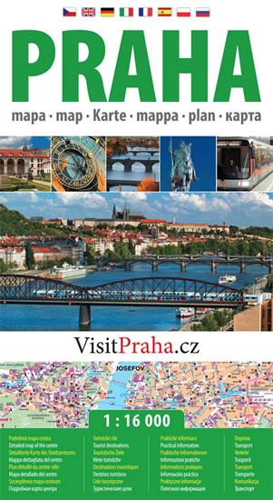Kniha: Praha - plán města  1:16 000autor neuvedený