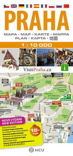 Kniha: Praha - plán města  1:10 000autor neuvedený